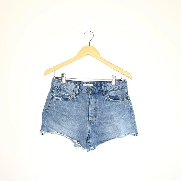 GRLFRND Helena On Fleek Denim High Waisted Shorts 27 - Picture 2 of 11